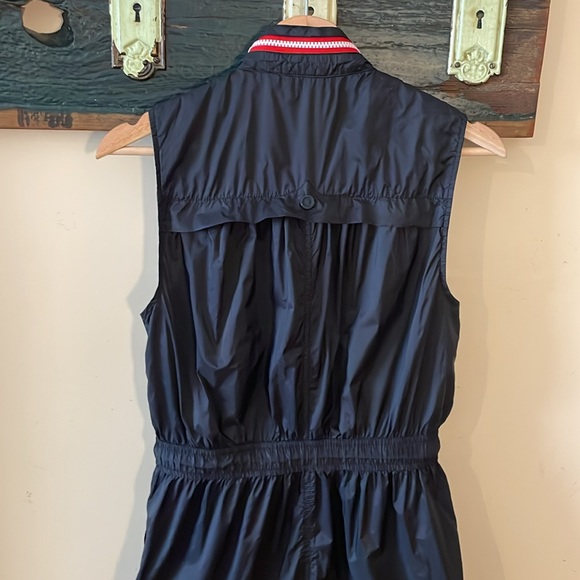 Hunter x Target Black Sleeveless Windbreaker Full Zip Hooded Dress Size Medium - Picture 10 of 16